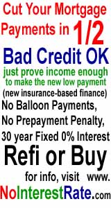 0% Interest Refi
